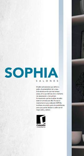Catálogo Salones Sophia Casado